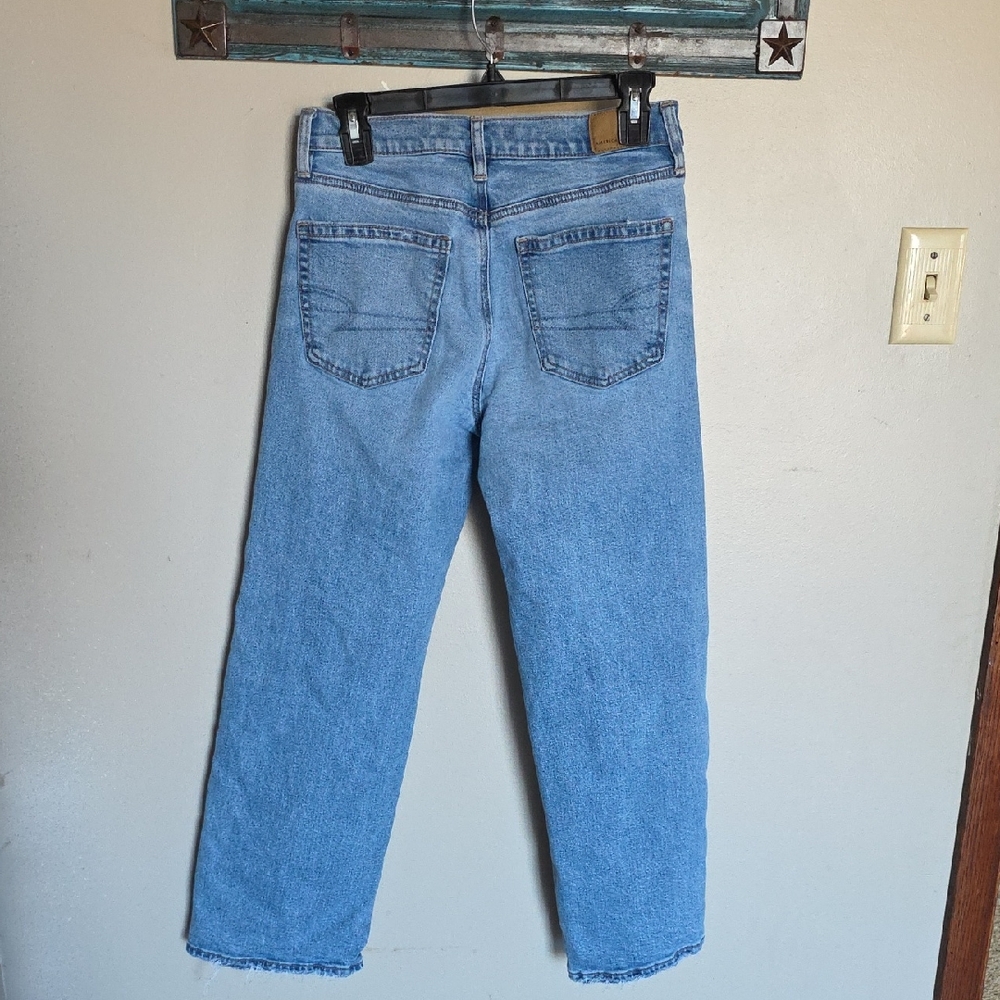 American Eagle Outfitters Light Blue Strigid JEANS